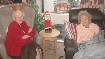 Friends reunited at Perth care home